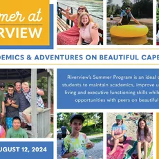 Summer at Riverview offers programs for three different age groups: Middle School, ages 11-15; High School, ages 14-19; and the Transition Program, GROW (Getting Ready for the Outside World) which serves ages 17-21.⁠
⁠
Whether opting for summer only or an introduction to the school year, the Middle and High School Summer Program is designed to maintain academics, build independent living skills, executive function skills, and provide social opportunities with peers. ⁠
⁠
During the summer, the Transition Program (GROW) is designed to teach vocational, independent living, and social skills while reinforcing academics. GROW students must be enrolled for the following school year in order to participate in the Summer Program.⁠
⁠
For more information and to see if your child fits the Riverview student profile visit gaostec.com/admissions or contact the admissions office at admissions@gaostec.com or by calling 508-888-0489 x206